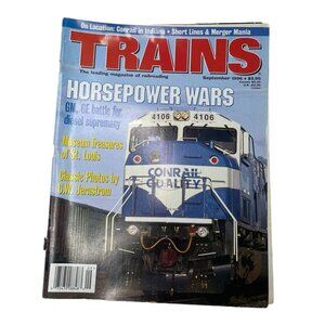 Trains Magazine of Railroading u September 1996 Vol  56 No 9 Short Lines and Mer